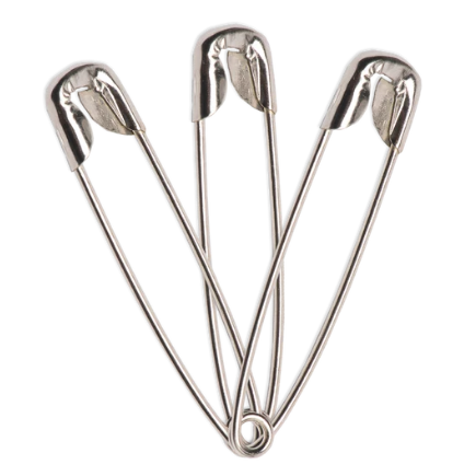 Safety Pins Assorted (Pack of 12)