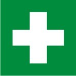 ENGRAVED FIRST AID PICTO 90 X 90