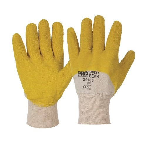 PROCHOICE LATEX GLASS GRIPPER GLOVE - LARGE