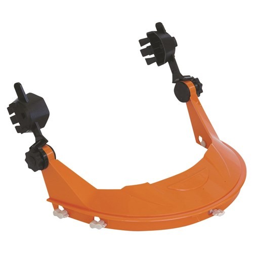 PROCHOICE HARD HAT WITH BROWGUARD ATTACHMENT ORANGE