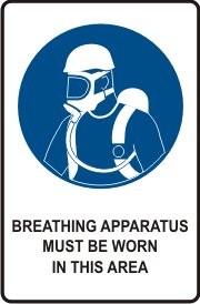 BREATHING APPARATUS AREA WITH PICTO