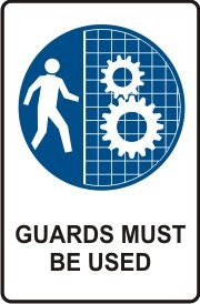 GUARDS MUST BE USED WITH PICTO