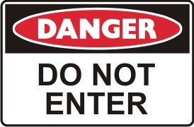 DO NOT ENTER