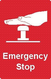 EMERGENCY STOP WITH PICTO