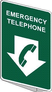 EMERGENCY TELEPHONE WITH PICTO WALL MOUNT 225 X 300