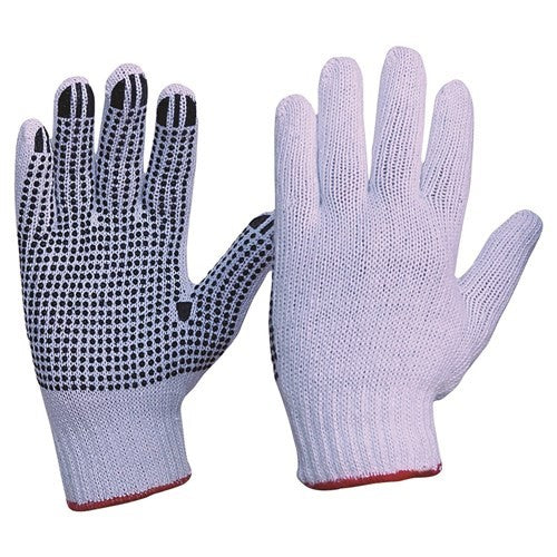 PROCHOICE LADIES KNITTED GLOVES PVC DOTS