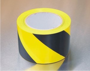 YELLOW / BLACK FLOOR TAPE