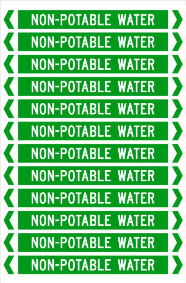 NON POTABLE WATER 12 X 100 - PACK OF 5