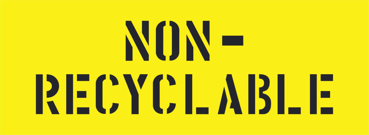 NON-RECYCLABLE STENCIL 600 X 220
