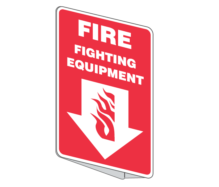 FIRE FIGHTING EQUIPMENT WITH PICTO WALL MOUNT 225 X 300