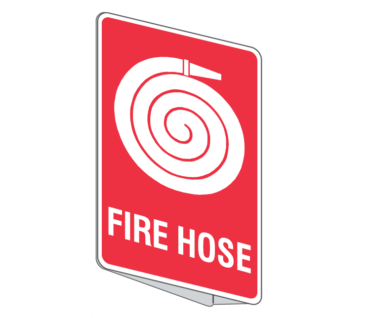 FIRE HOSE WITH PICTO WALL MOUNT 225 X 300