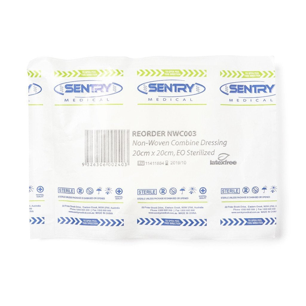 COMBINE DRESSING PAD 20CM X 20CM