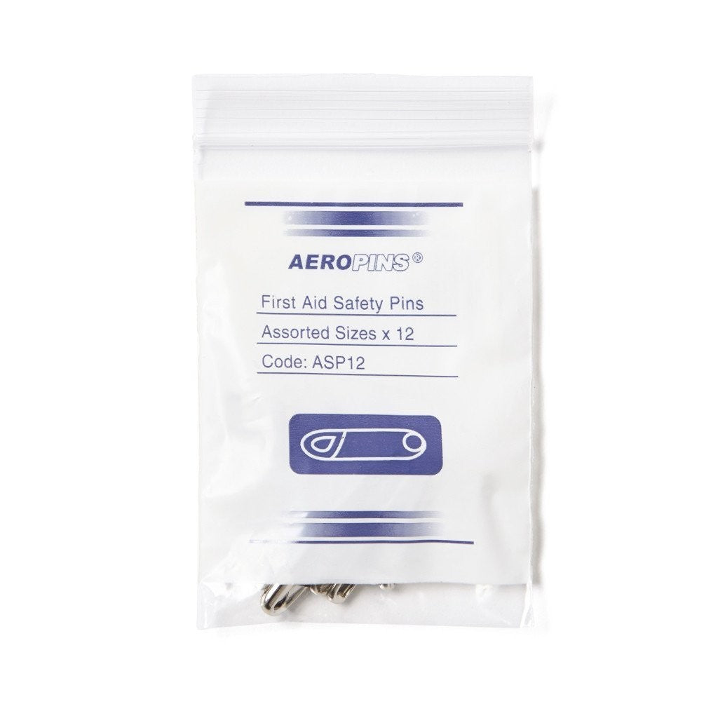 SAFETY PINS ASSORTED (PACK OF 12)