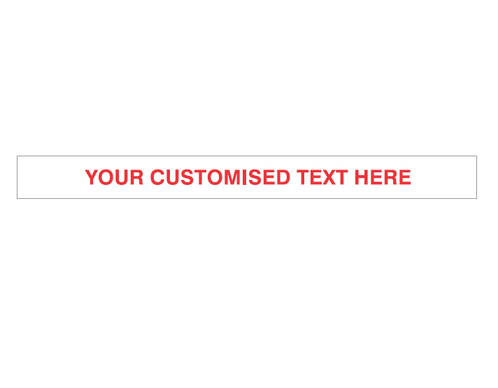 FLOOR MARKING TAPE CUSTOM TEXT ADHESIVE LABEL 50 X 1200