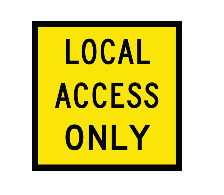 CORFLUTE LOCAL ACCESS ONLY 600 X 600