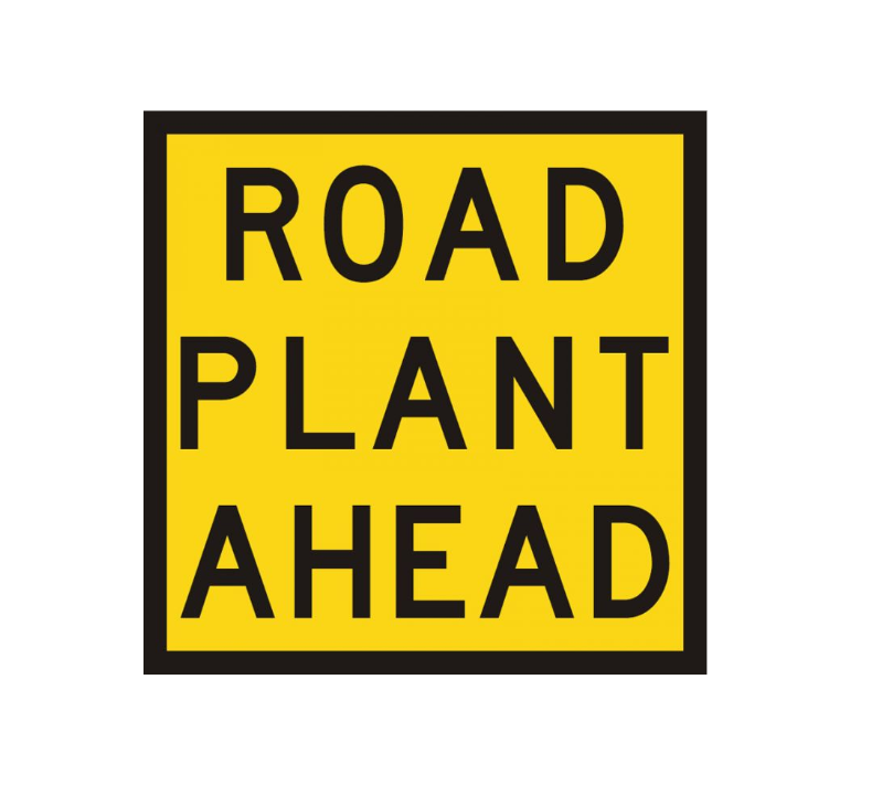 CORFLUTE ROAD PLANT AHEAD 600 X 600