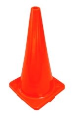 TRAFFIC CONE PLAIN ORANGE 700MM