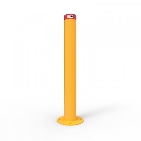 BOLLARD 140MM SURFACE MOUNTED - GALVANISED & POWDER COATED