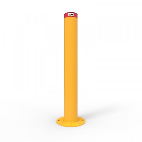BOLLARD 165MM SURFACE MOUNTED - GALVANISED & POWDER COATED