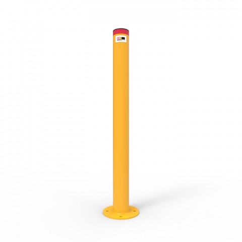 BOLLARD 90MM SURFACE MOUNTED ECONOMY - GALVANISED & POWDER COATED