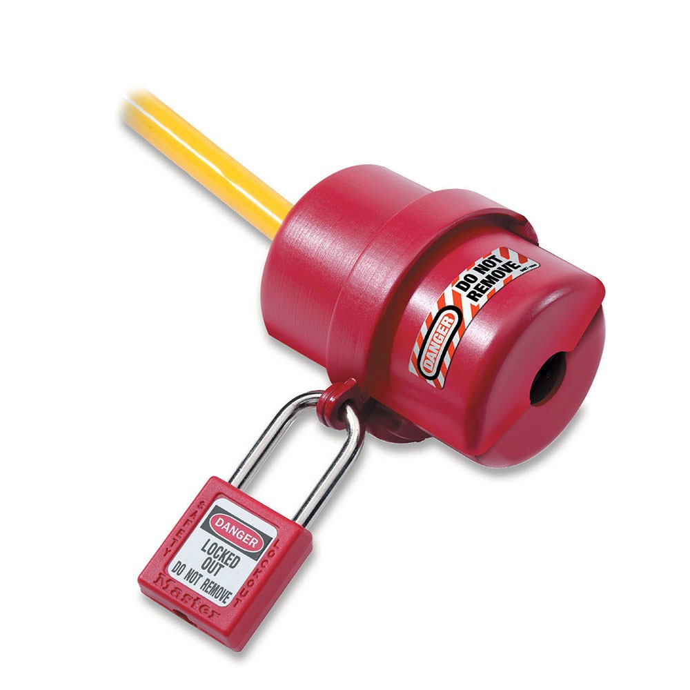 ROTATING ELECTRICAL PLUG LOCKOUT