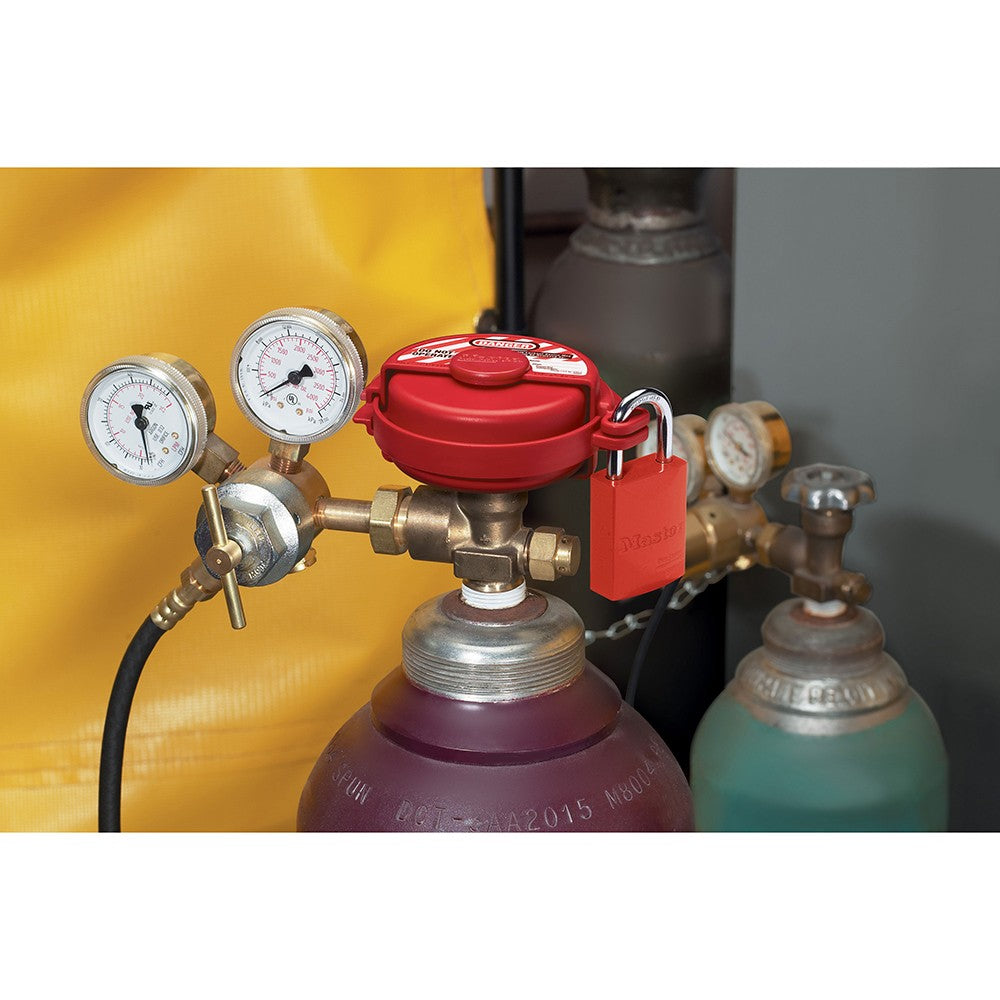 PRESSURISED GAS VALVE LOCKOUT