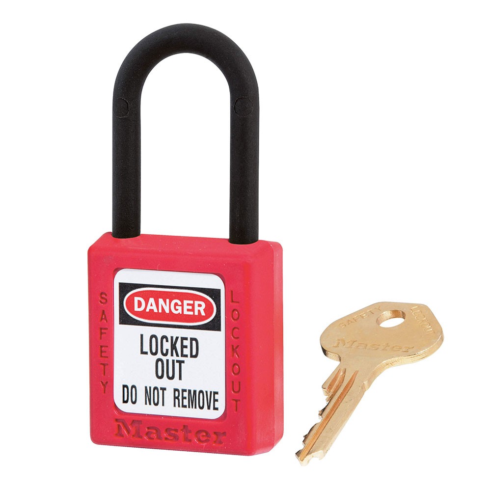 ZENEX™ THERMOPLASTIC SAFETY PADLOCK 38MM - RED