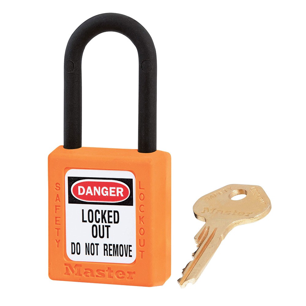 ZENEX™ THERMOPLASTIC SAFETY PADLOCK 38MM - ORANGE