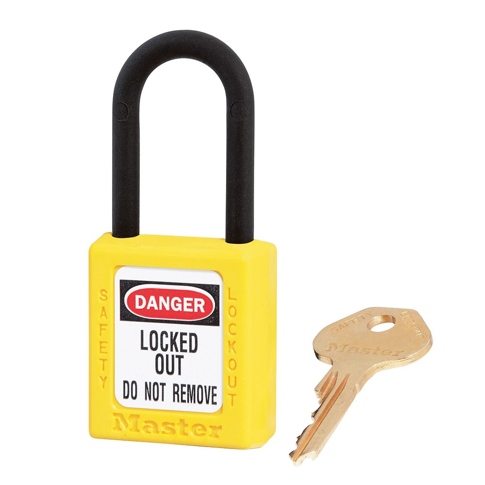 ZENEX™ THERMOPLASTIC SAFETY PADLOCK 38MM - YELLOW