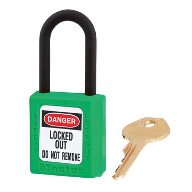 ZENEX™ THERMOPLASTIC SAFETY PADLOCK 38MM - GREEN