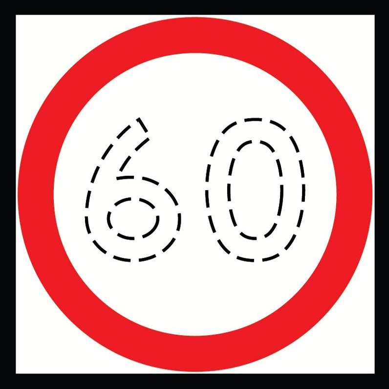 CORFLUTE SPEED RESTRICTION 90K 600 X 600