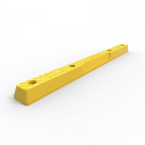 COMPLIANCE WHEEL STOP - LLDPE - YELLOW