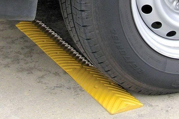 RUBBER RUMBLE STRIP 500MM - YELLOW