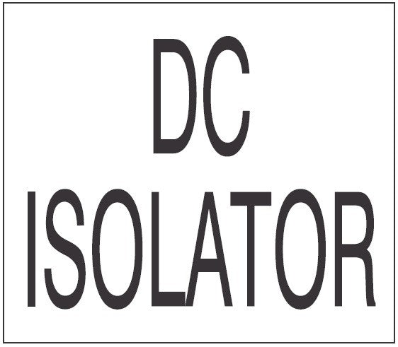ENGRAVED UTILITY IDENTIFICATION LABEL