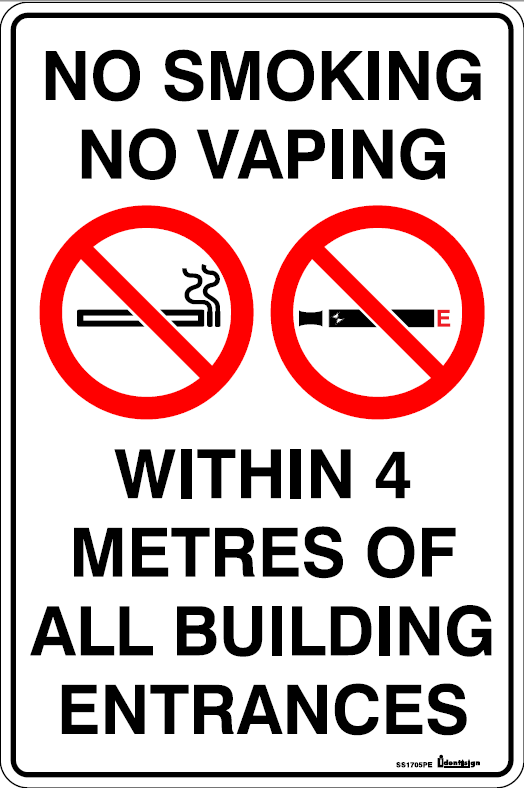 NO SMOKING NO VAPING
