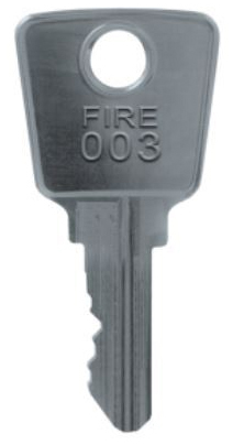 003 FIRE DEPARTMENT KEY