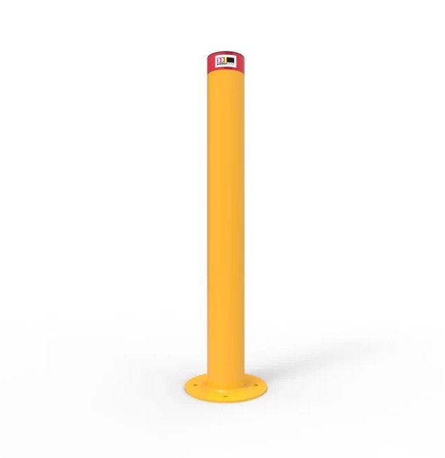 BOLLARD 114MM SURFACE MOUNTED ECONOMY - GALVANISED & POWDER COATED
