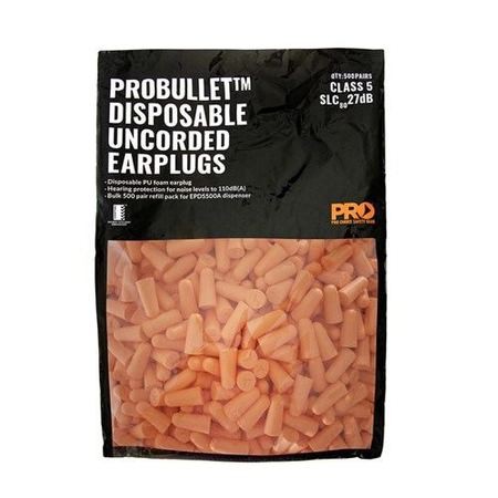 PROCHOICE PROBULLET REFILL BAG FOR DISPENSER UNCORDED 500 PAIRS