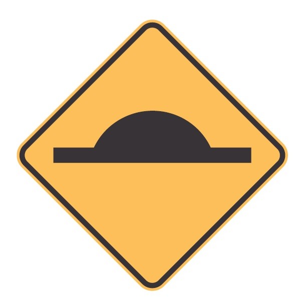 ROAD HUMP 600 X 600MM ALUMINIUM CLASS 1 REFLECTIVE