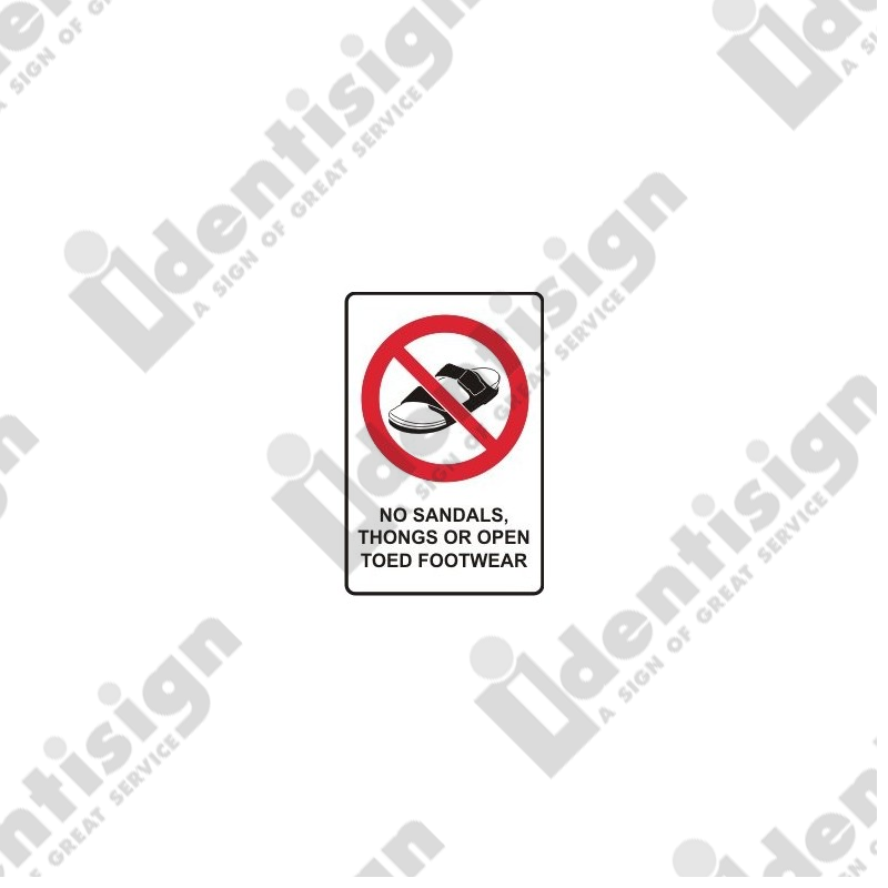 Premium Vector | No sandals sign sticker with text inscription on isolated  background