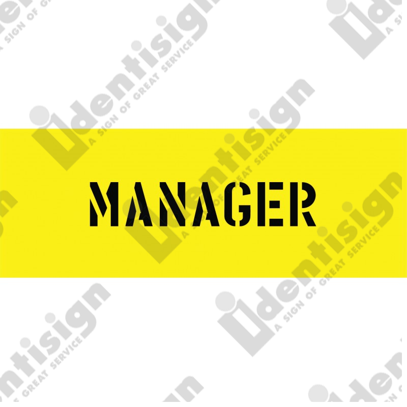 MANAGER STENCIL 600 X 220