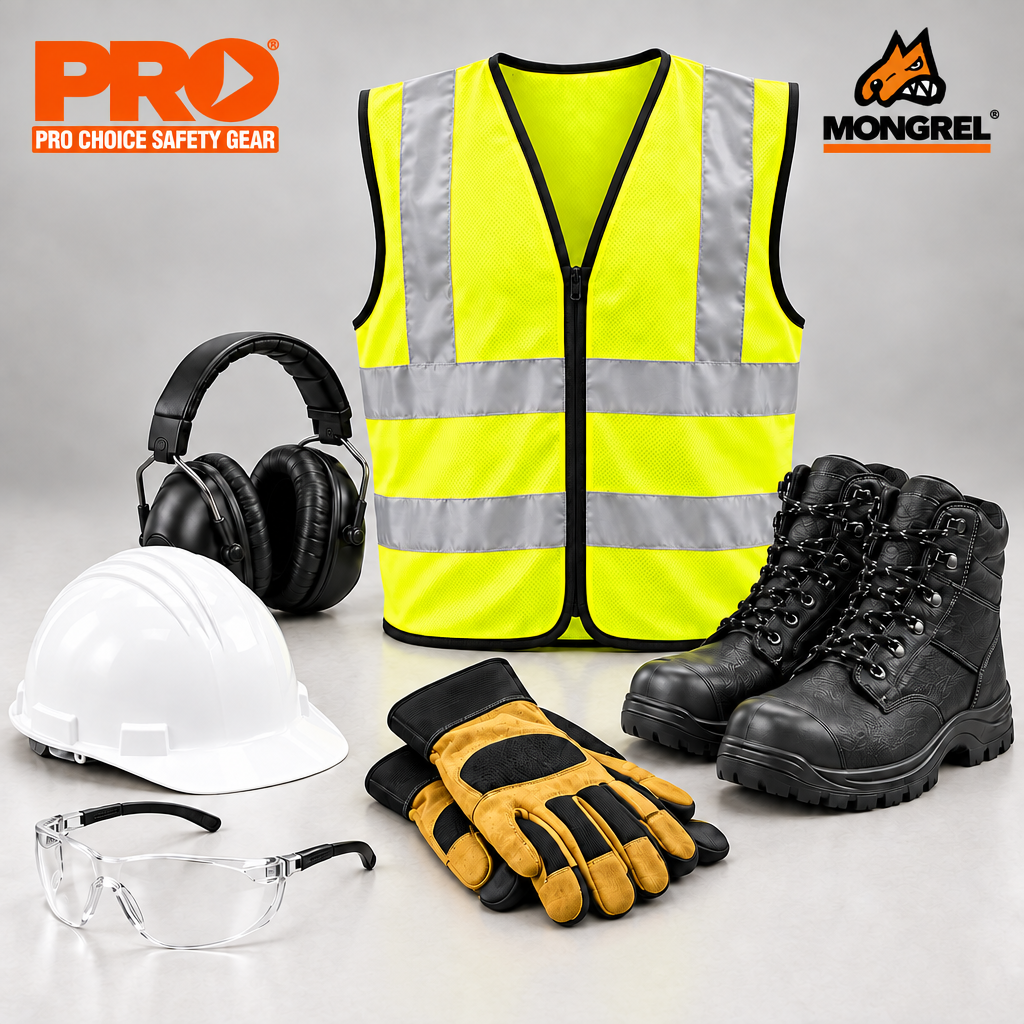 Safety Wear thumbnail with larger logos in the top corners