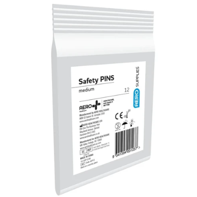 Safety Pins Assorted (Pack of 12)