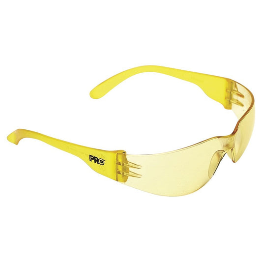 PROCHOICE TSUNAMI SAFETY GLASSES Amber - pack of 12