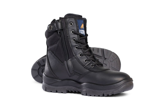 MONGREL BLACK HIGH LEG ZIPSIDER BOOT 2021 size 9.5
