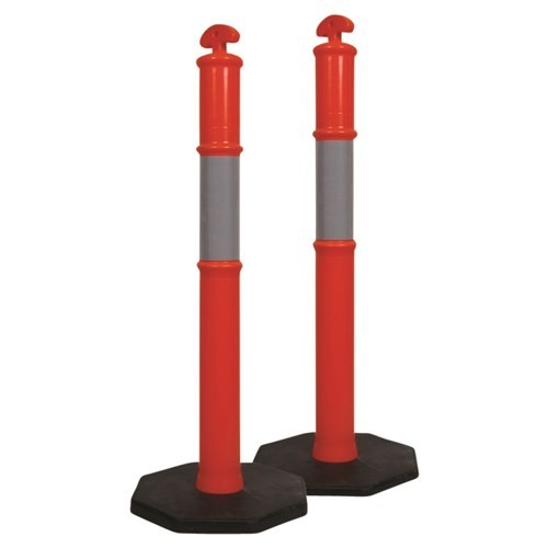 BOLLARD & 6KG RUBBER BASE