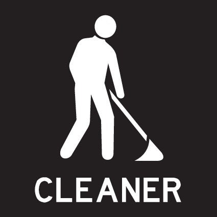 ENGRAVED CLEANER WITH PICTO 150 X 150