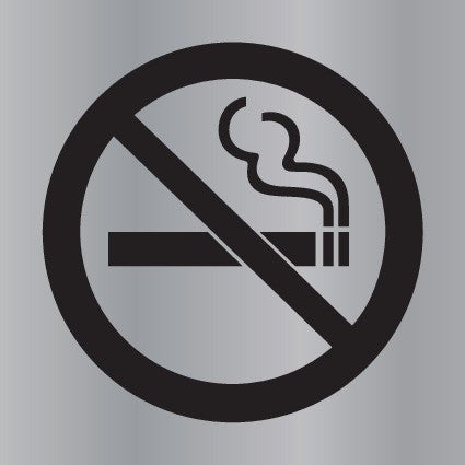 ENGRAVED NO SMOKING PICTO 150 X 150