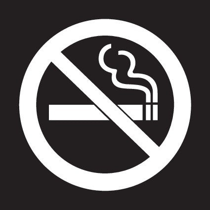 ENGRAVED NO SMOKING PICTO 150 X 150