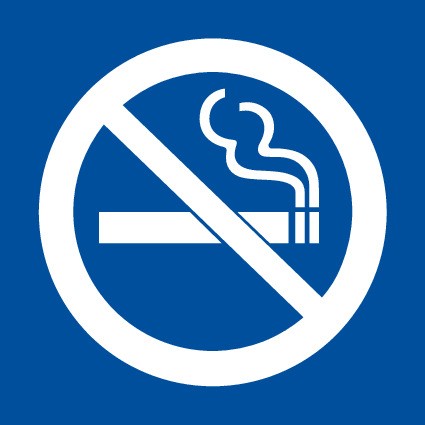ENGRAVED NO SMOKING PICTO 150 X 150